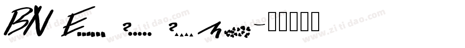 BN Elements字体转换